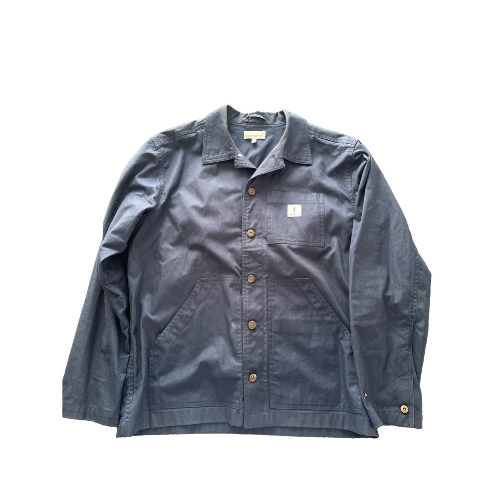 Ecologyst Men's Blue Organic Cotton Chore Utility Jacket Size Large Canada - Picture 1 of 7